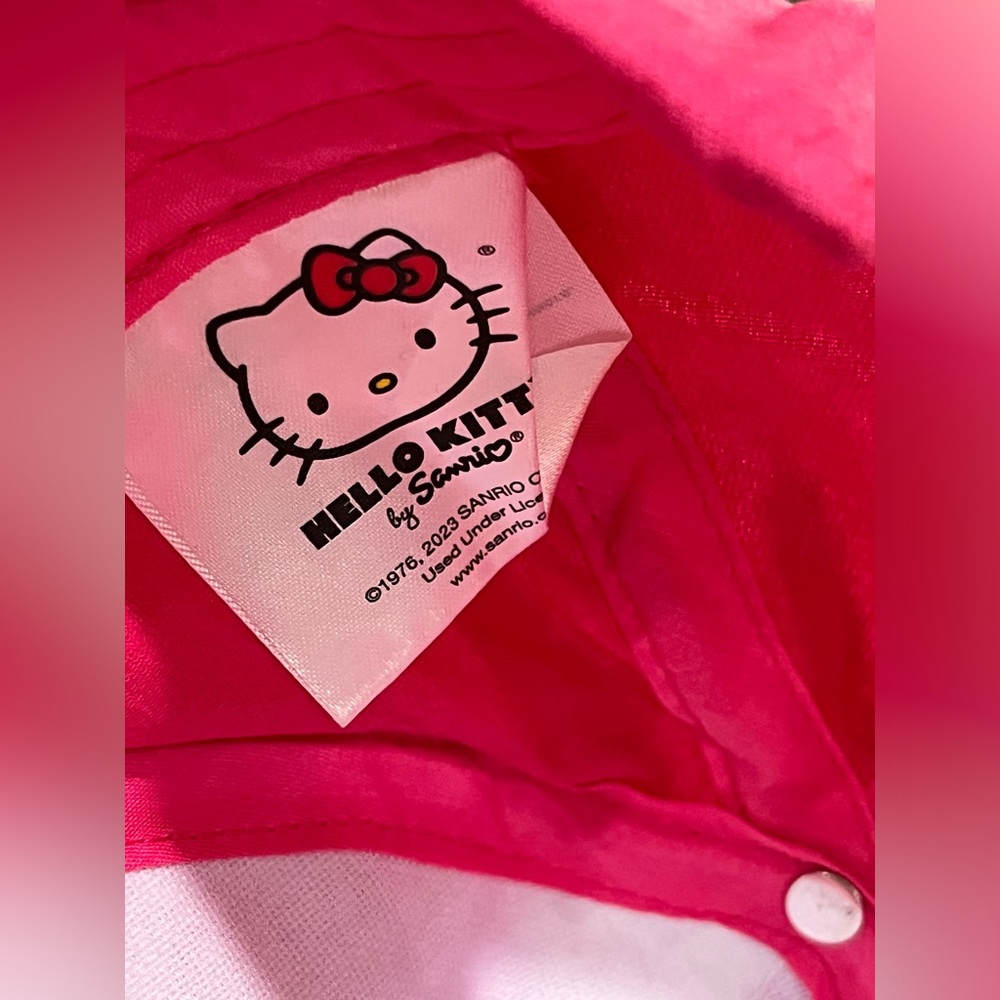 Hello Kitty Pink & White Bow Cap, new! - Picture 5 of 5